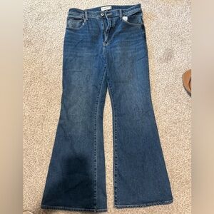 Abercrombie & Fitch Dark Blue Flare Jeans